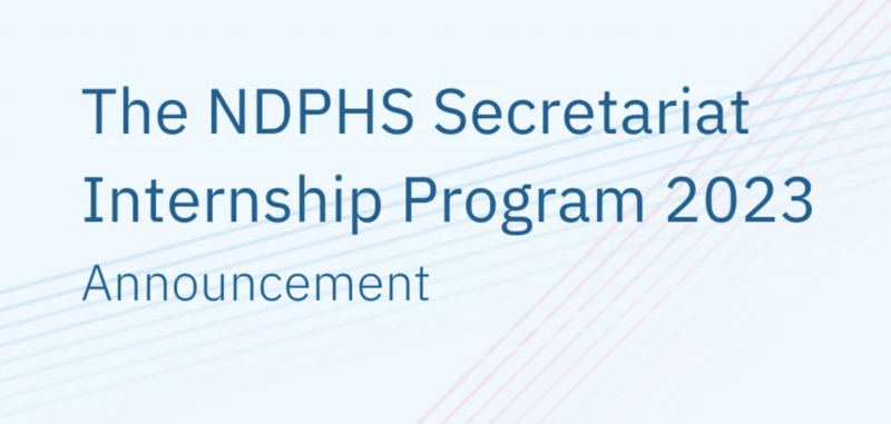 The NDPHS Secretariat Internship Programme